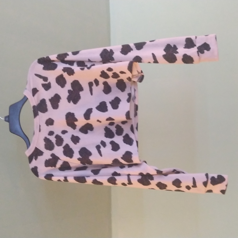 Long sleeve crop top